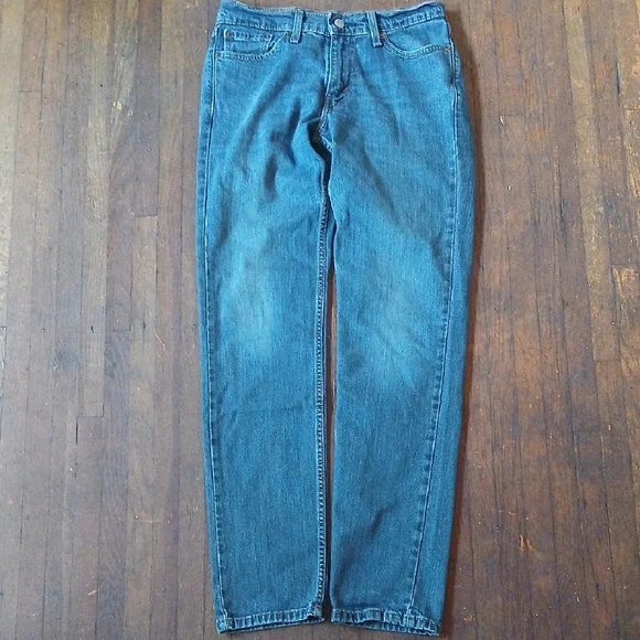 Levi's Blue Straight Jeans Timeless Style - Picture 3 of 13